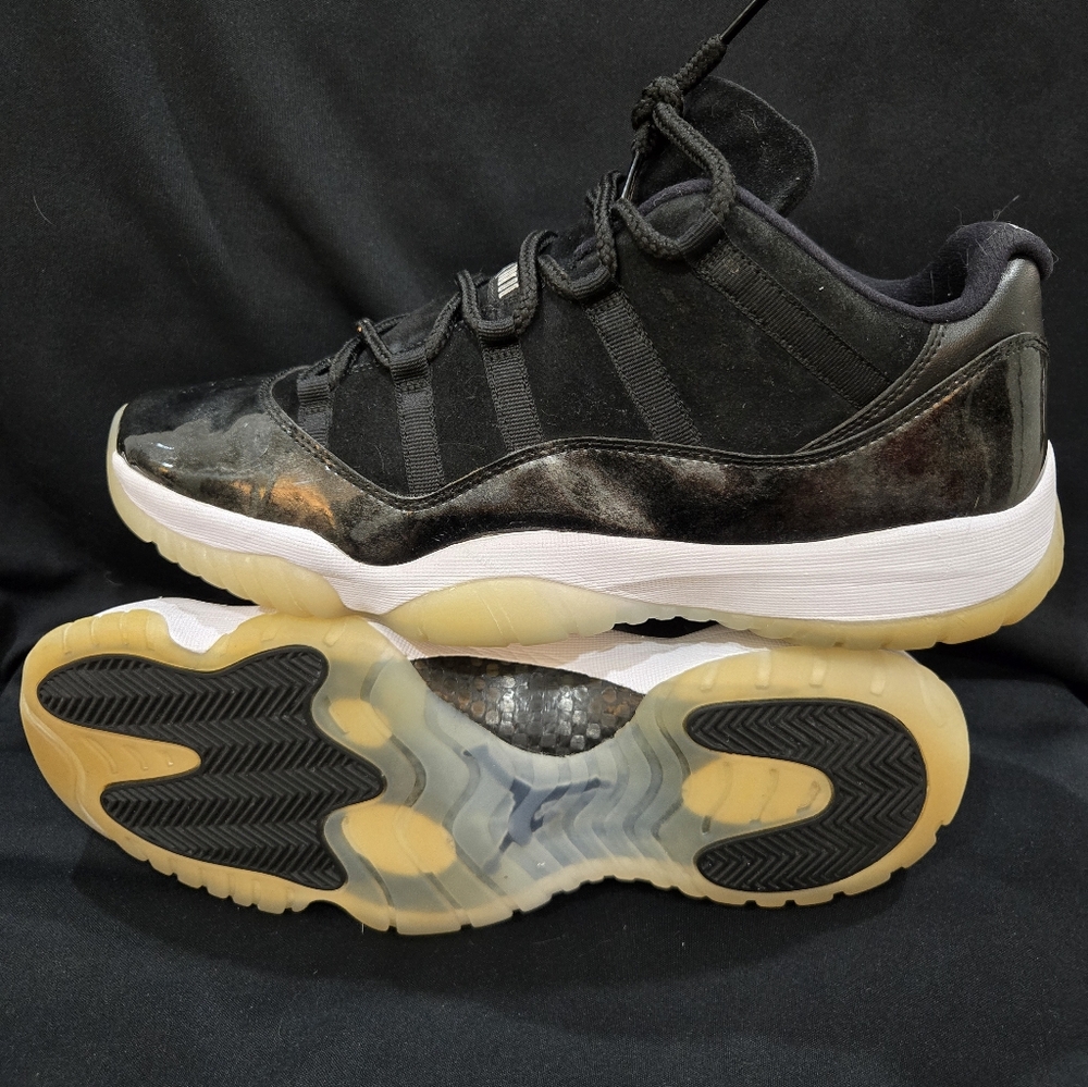 Jordan 11 Low Barons Black Men's Athletic Shoes